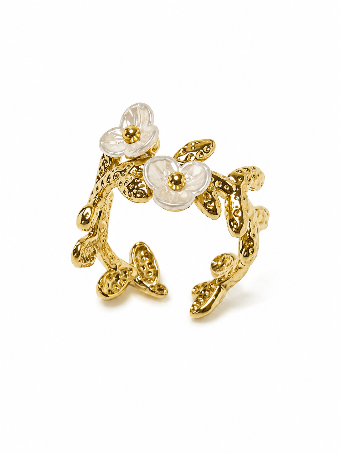 Mirelys – Pearlescent Floral Ring