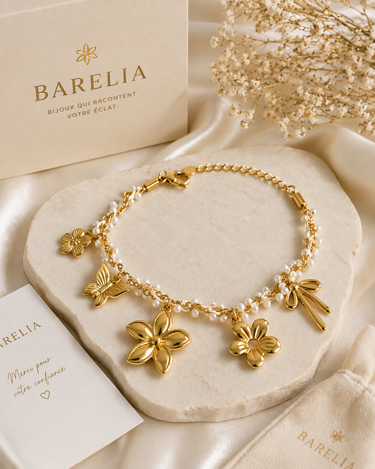 FLORÉA – Floral Charm Bracelet