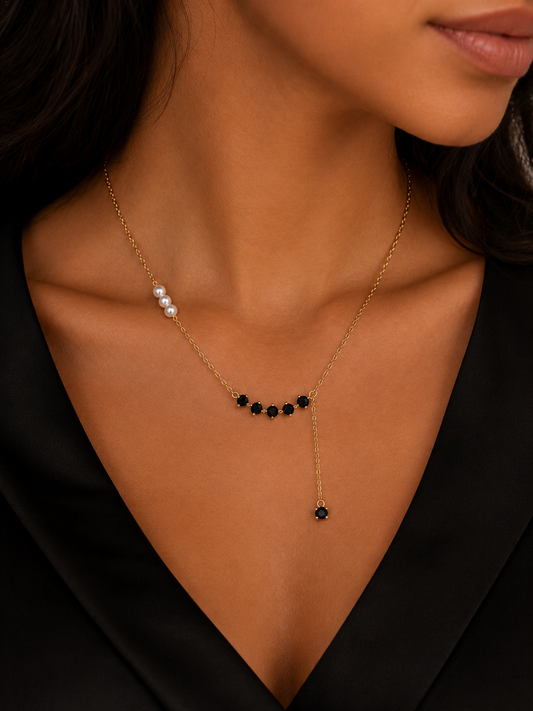 Calista – Collier Y doré