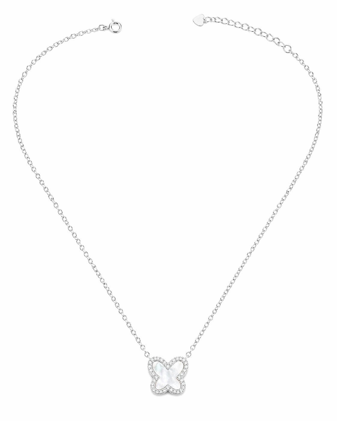 BUTTERFLY SHINE – Sterling Silver Necklace
