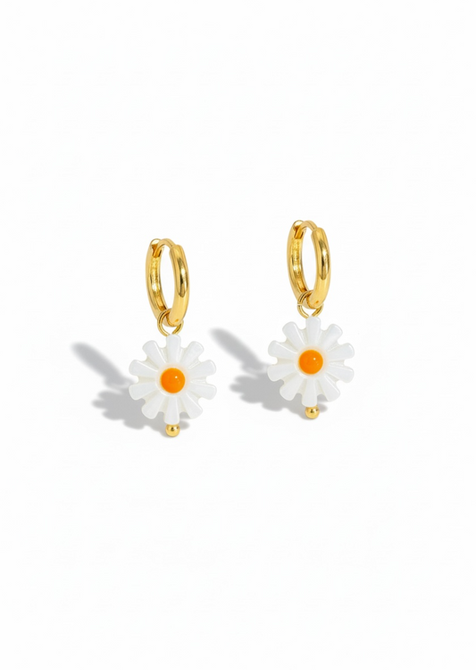 GOLD FLOWER – Gold flower earrings