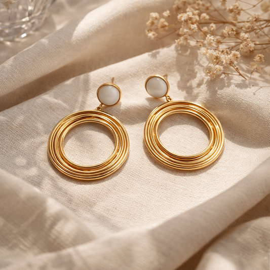 Boucles d’oreilles Aurélia Dorée