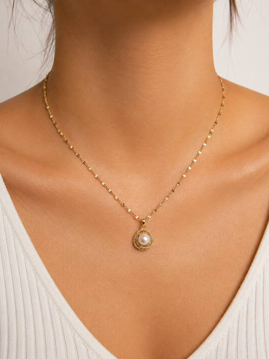 Collier Opaline
