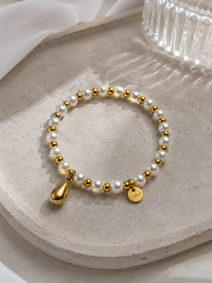 Armband "Perlmutt-Morgenröte"
