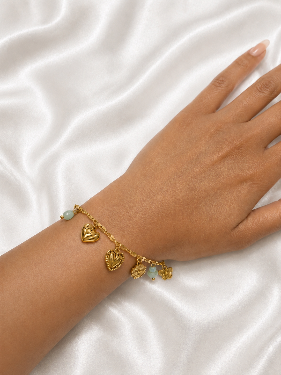 CŒUR AZURA – Bracelet cœur