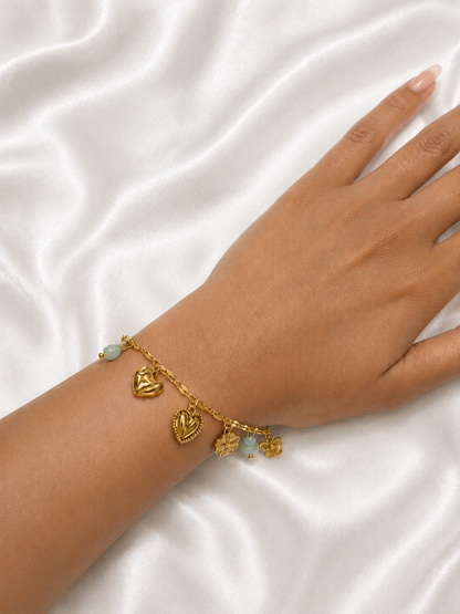 CŒUR AZURA – Bracelet cœur
