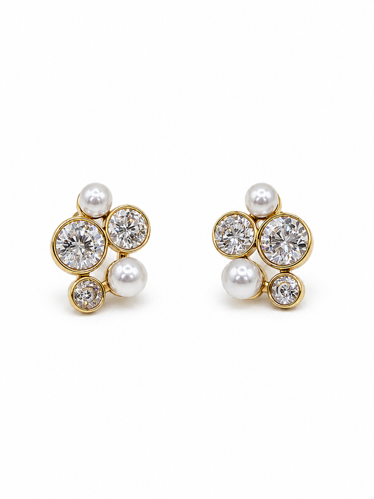 Eloane Loops – Pearls & Crystalline Shine