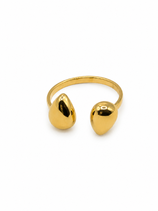 Eliah open golden ring