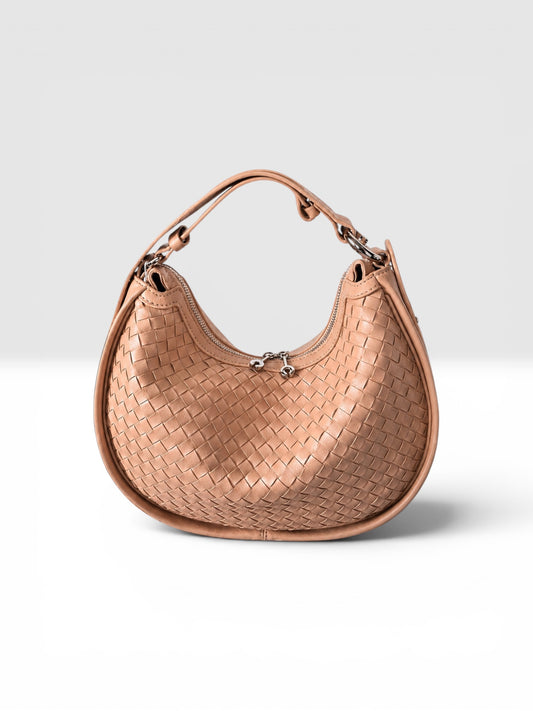 Braided Léora Bag – Stylish half-moon bag