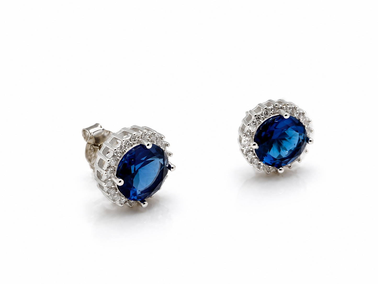 Azea Sapphire Blue Earrings
