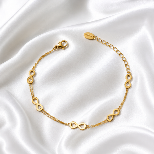 Golden Infinity — Ankle Bracelet