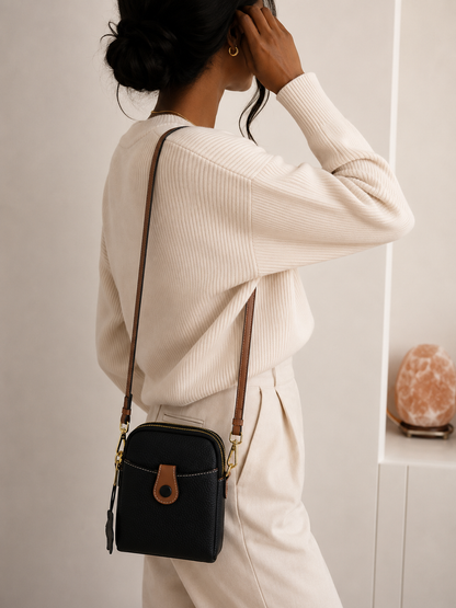 Sac Naéva en cuir véritable