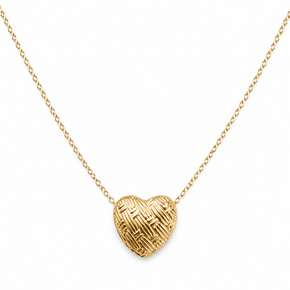 Collier Célina Cœur doré – Pendentif élégant