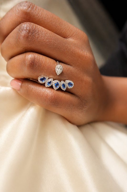 Blue Radiance Ring