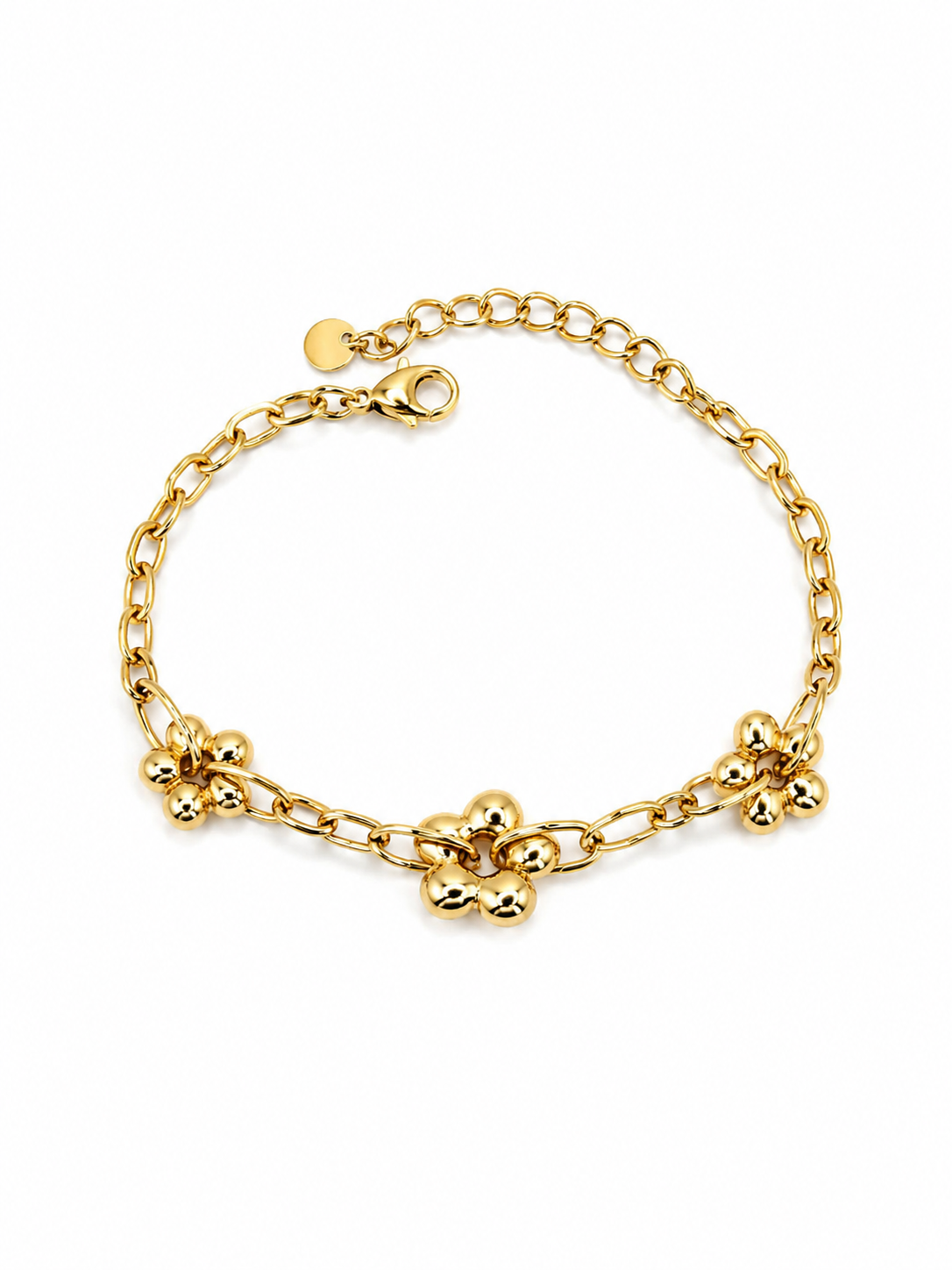 Floria — Elegant Gold Flower Bracelet