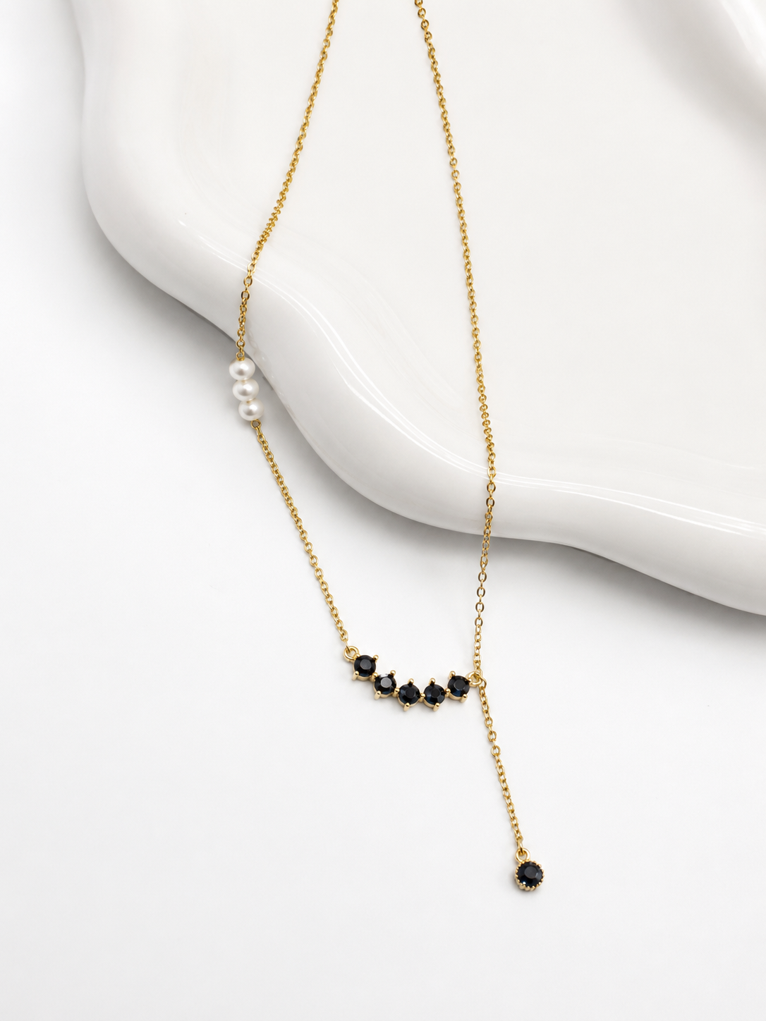Calista – Collier Y doré