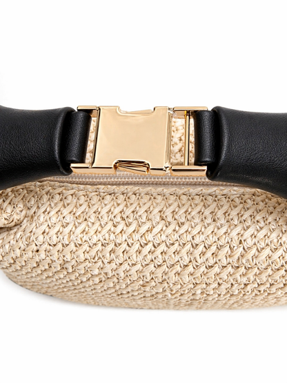 Mini Soléa – Sac tressé chic en paille