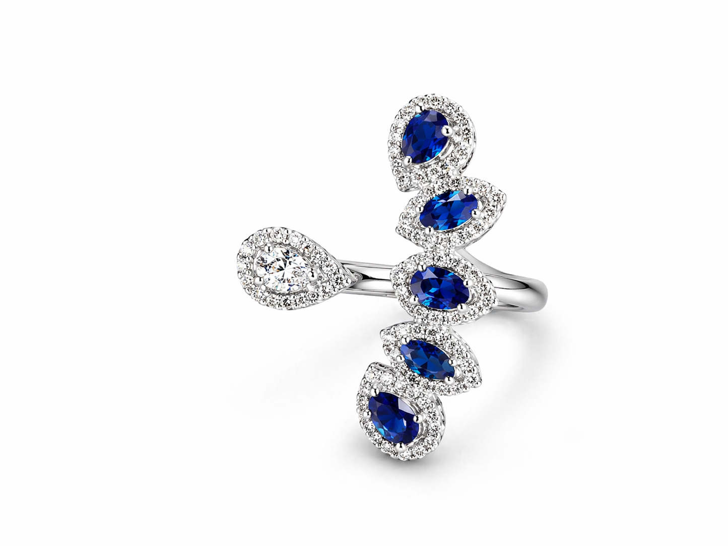 Blue Radiance Ring