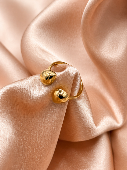 Offener goldener Ring Éliah