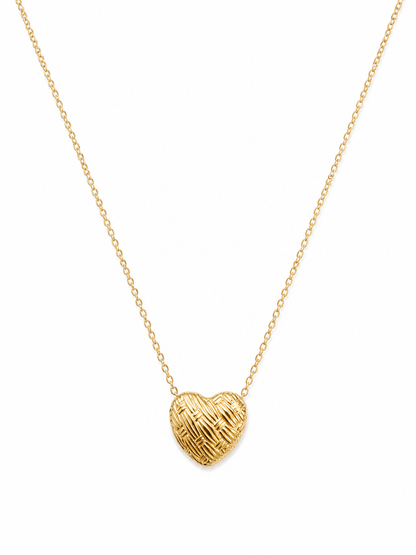 Collier Célina Cœur doré – Pendentif élégant