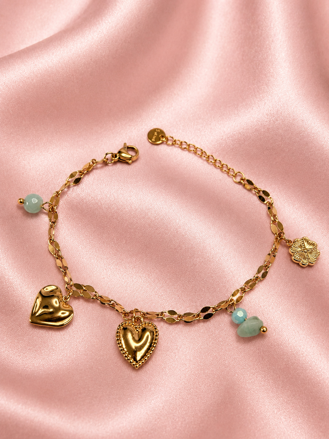 CŒUR AZURA – Bracelet cœur