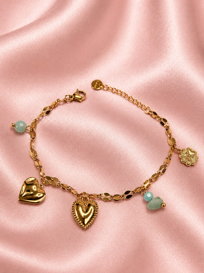 CŒUR AZURA – Bracelet cœur