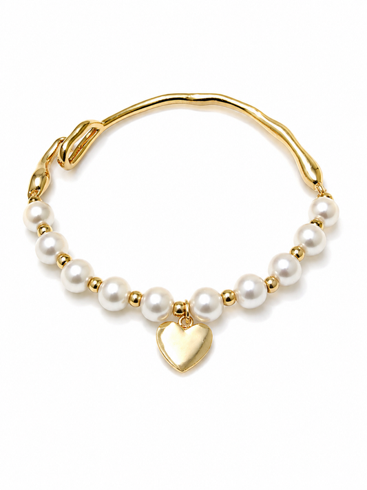 Bracelet Amour Perlé