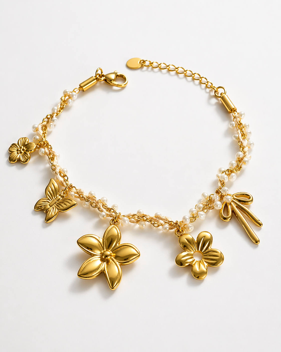 FLORÉA – Floral Charm Bracelet
