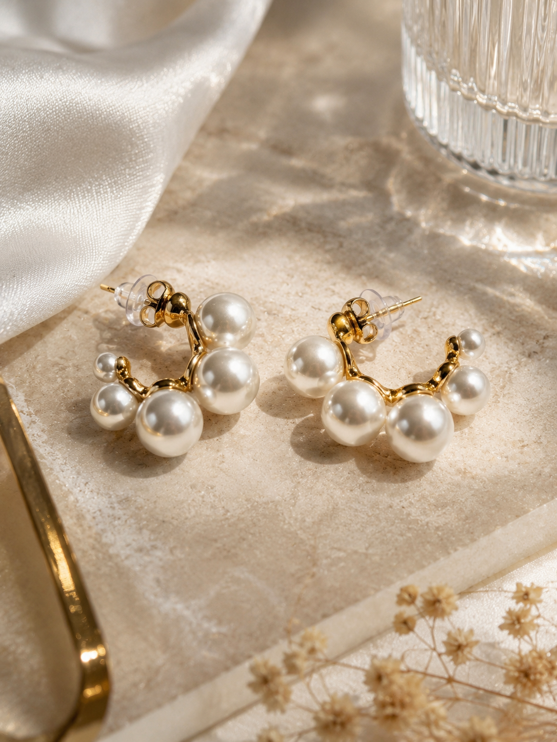 Emira Perlé | Boucles perlées