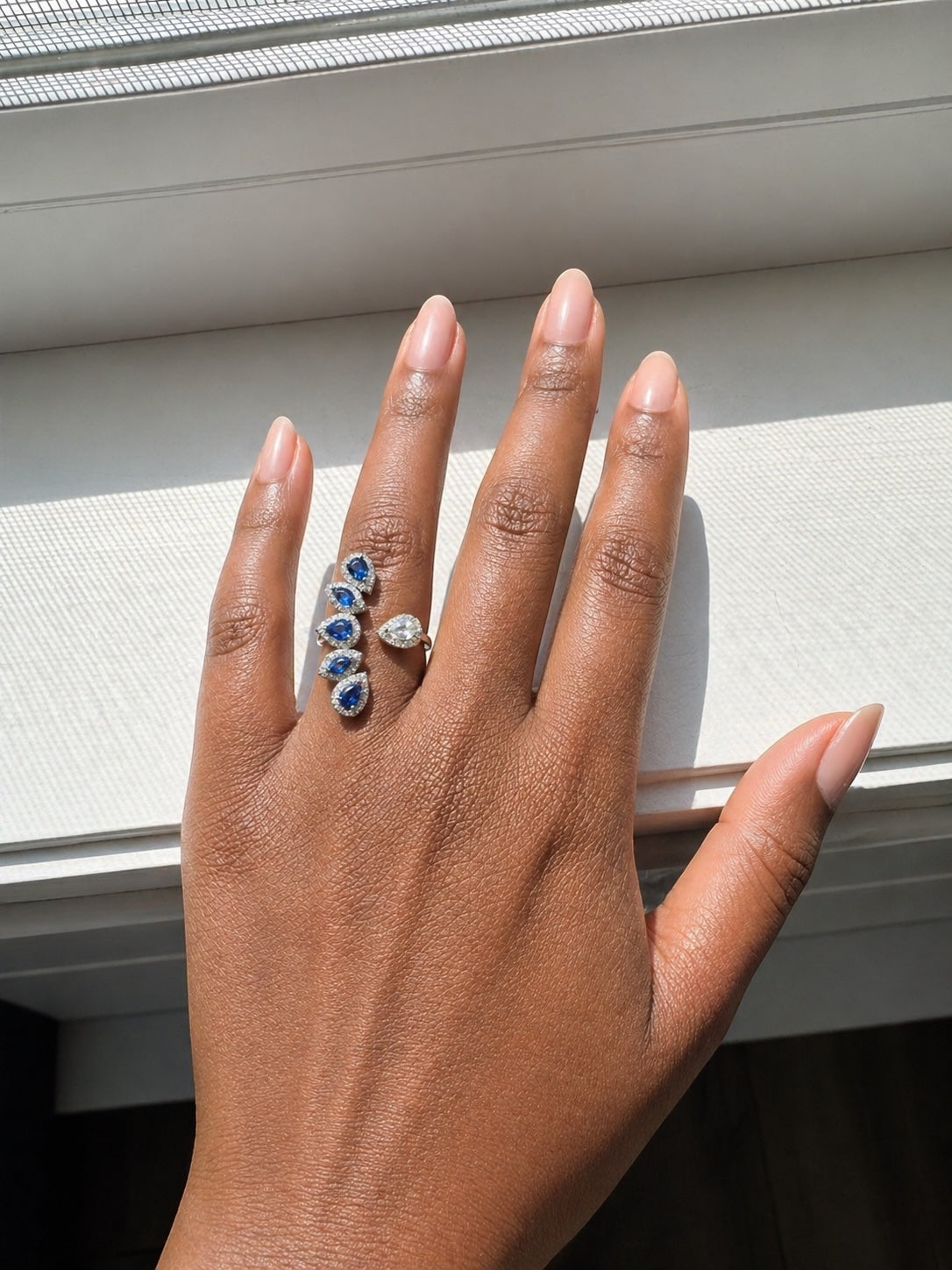 Blue Radiance Ring