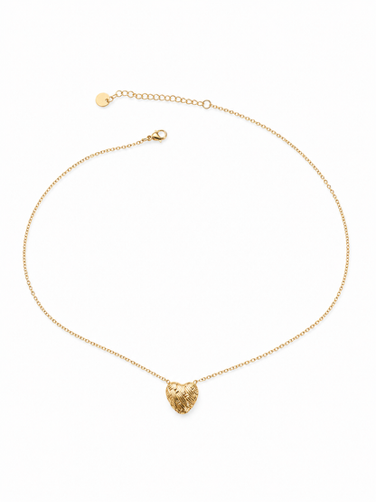 Collier Célina Cœur doré – Pendentif élégant