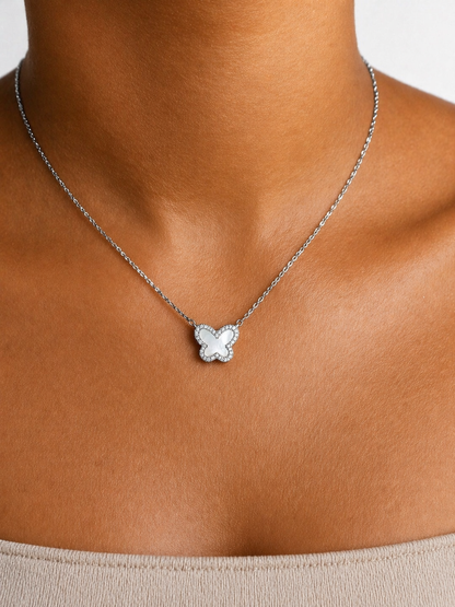 SCHMETTERLINGSGLANZ – Halskette aus 925er Silber