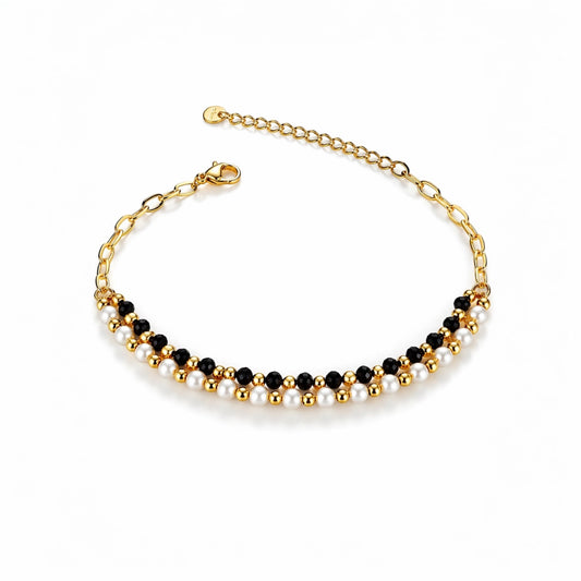 ELINA – Gold Beaded Bracelet