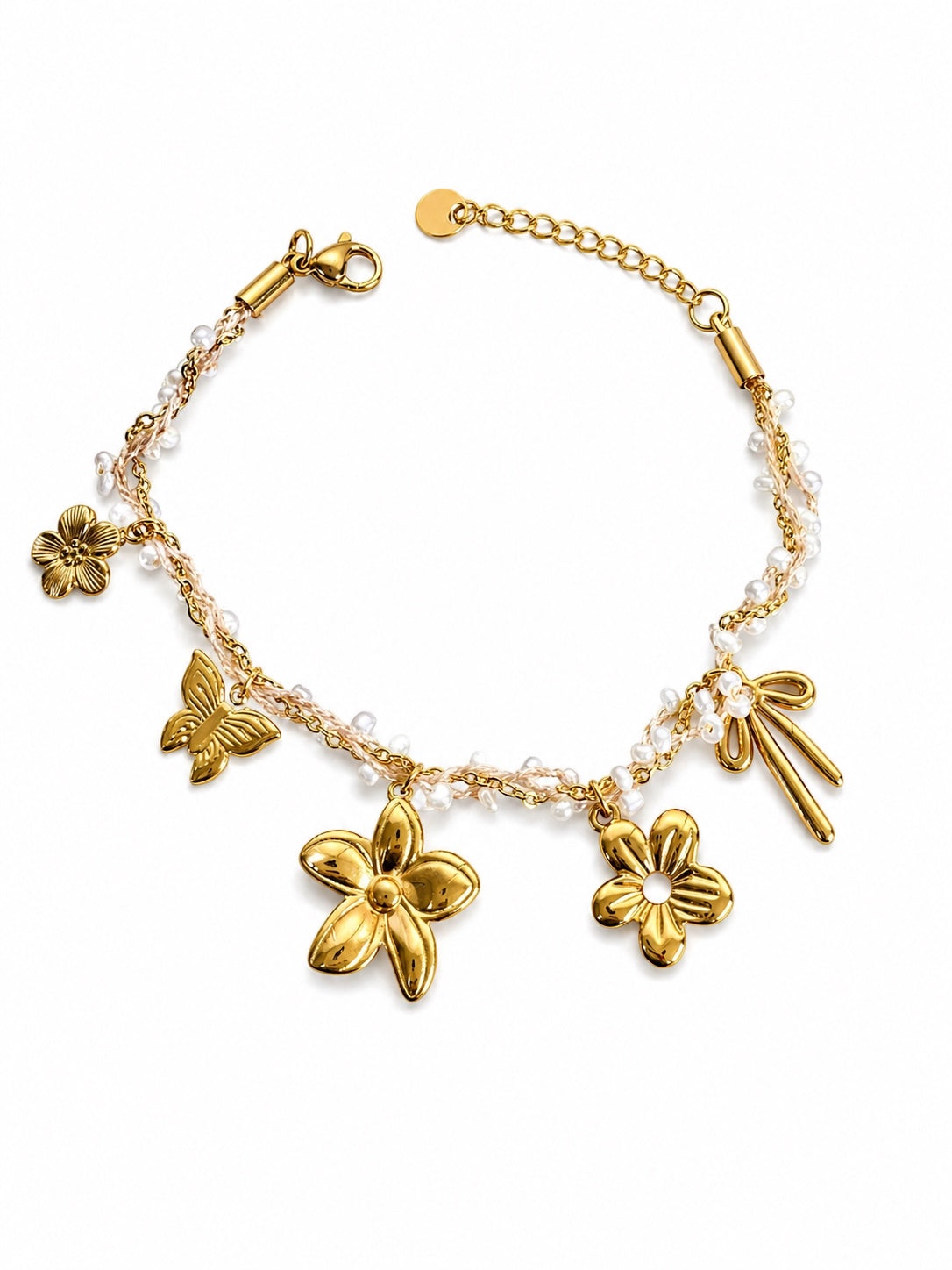 FLORÉA – Floral Charm Bracelet