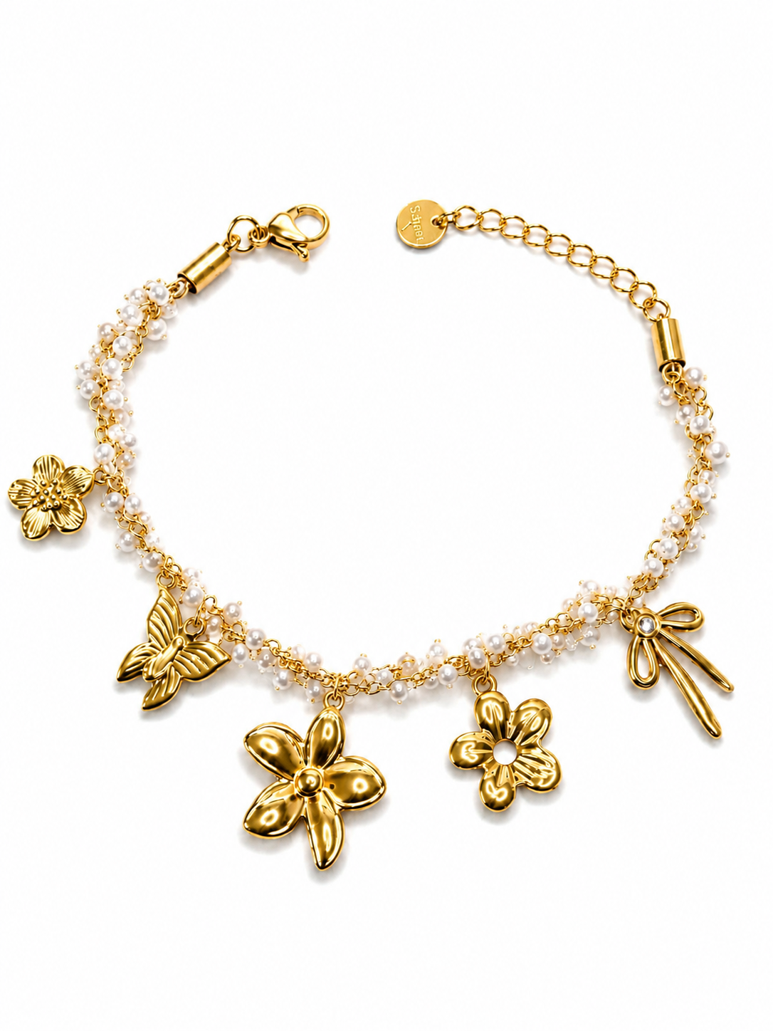 FLORÉA – Bracelet à breloques florales