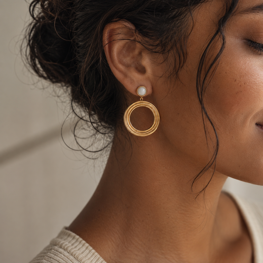 Boucles d’oreilles Aurélia Dorée