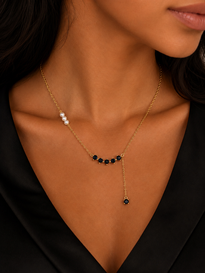 Calista – Collier Y doré
