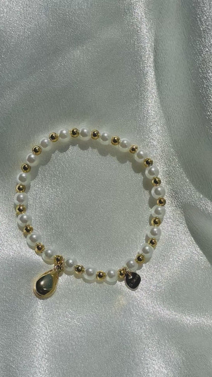 Armband "Perlmutt-Morgenröte"