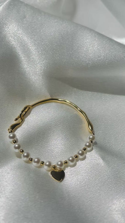Bracelet Amour Perlé